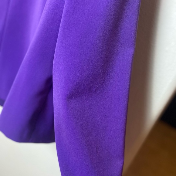 Elegant Purple Ben Marc International Tank and Blazer with Embellished Lapel - Picture 8 of 10